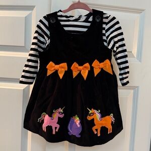Good lad Halloween unicorn Dress 18 months